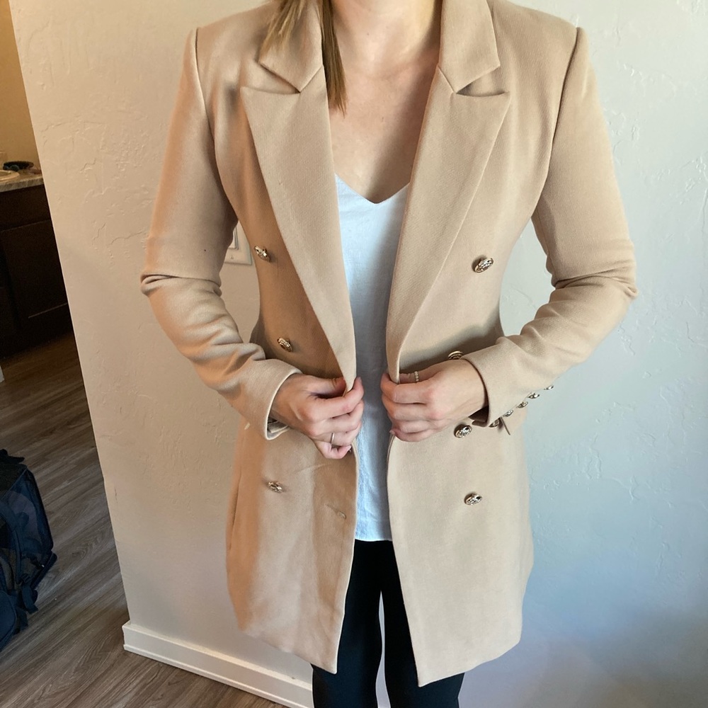 Lulus formal jacket. Size small. Worn only a few times. Gold button embellished.